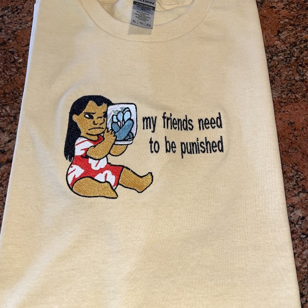 Lilo Friends Punished (Pickles) | Embroidered T-Shirt, Sweatshirt or Hoodie