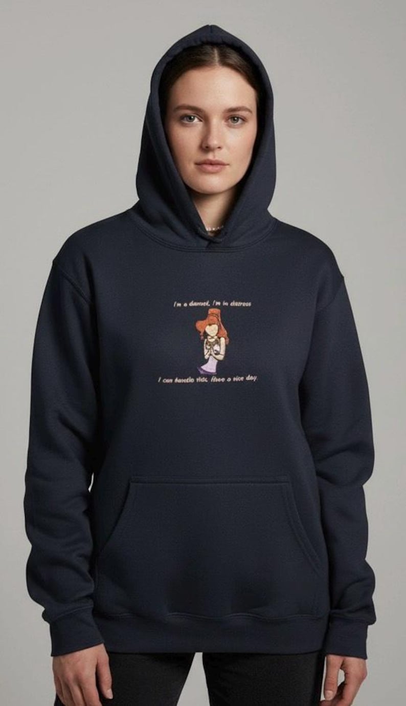 Disney Megara Hercules Embroidered Sweatshirt or Hoodie | Won't Say I'm in Love image 3