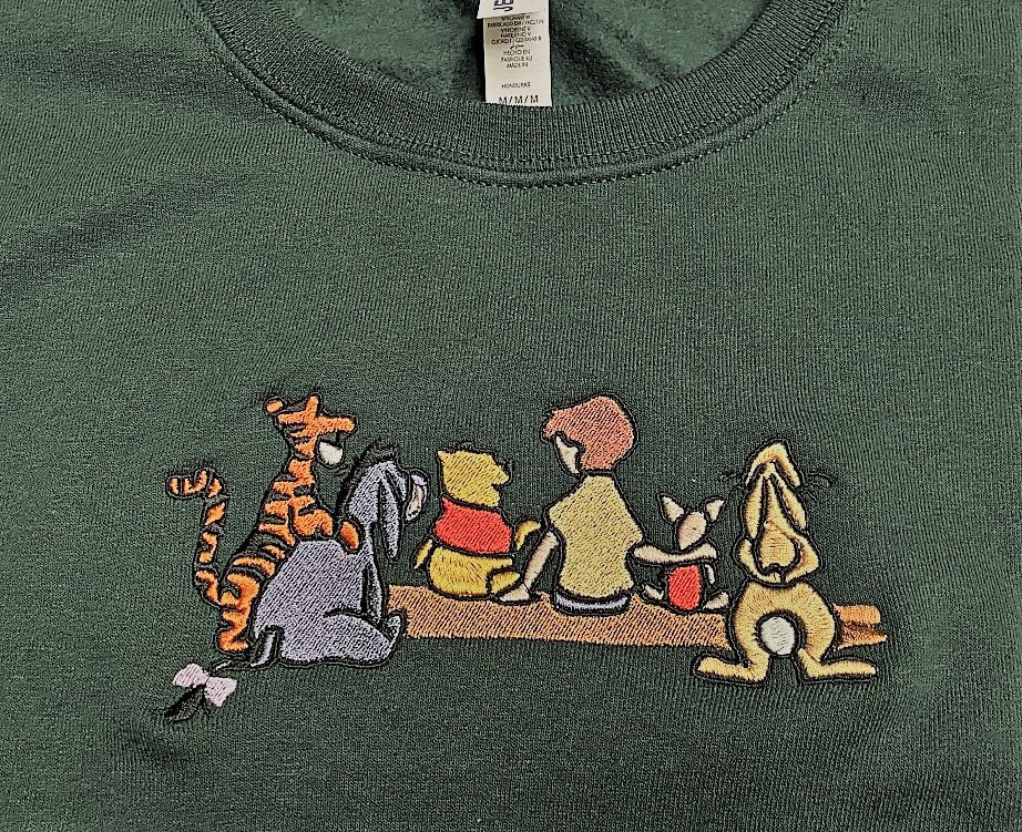 Discover Winnie the Pooh and friends | Embroidered Sweatshirt