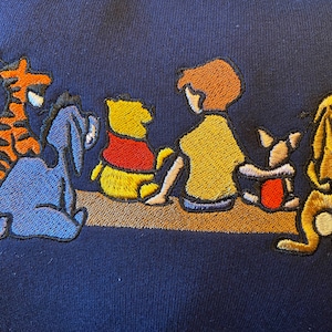 Disney Winnie the Pooh and friends Embroidered Sweatshirt or Hoodie