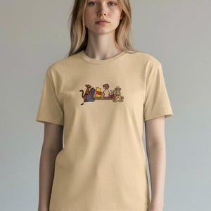 Winnie the Pooh Friends Embroidered Shirt, Hundred Acre Wood Character Apparel image 2