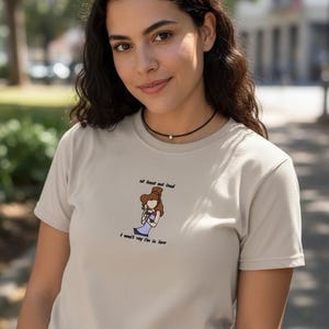 Koszulka z haftem Disney Megara Hercules, ramiączka spaghetti, koszulka niemowlęca, top sportowy | Nie powiem, że jestem zakochany zdjęcie 3
