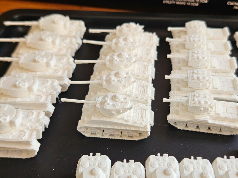 Thumbnail for Set Of 10 1 144 Miniature Models Kit Ww2 Board Games Painting