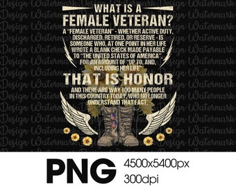 Download Woman Veteran Svg Etsy