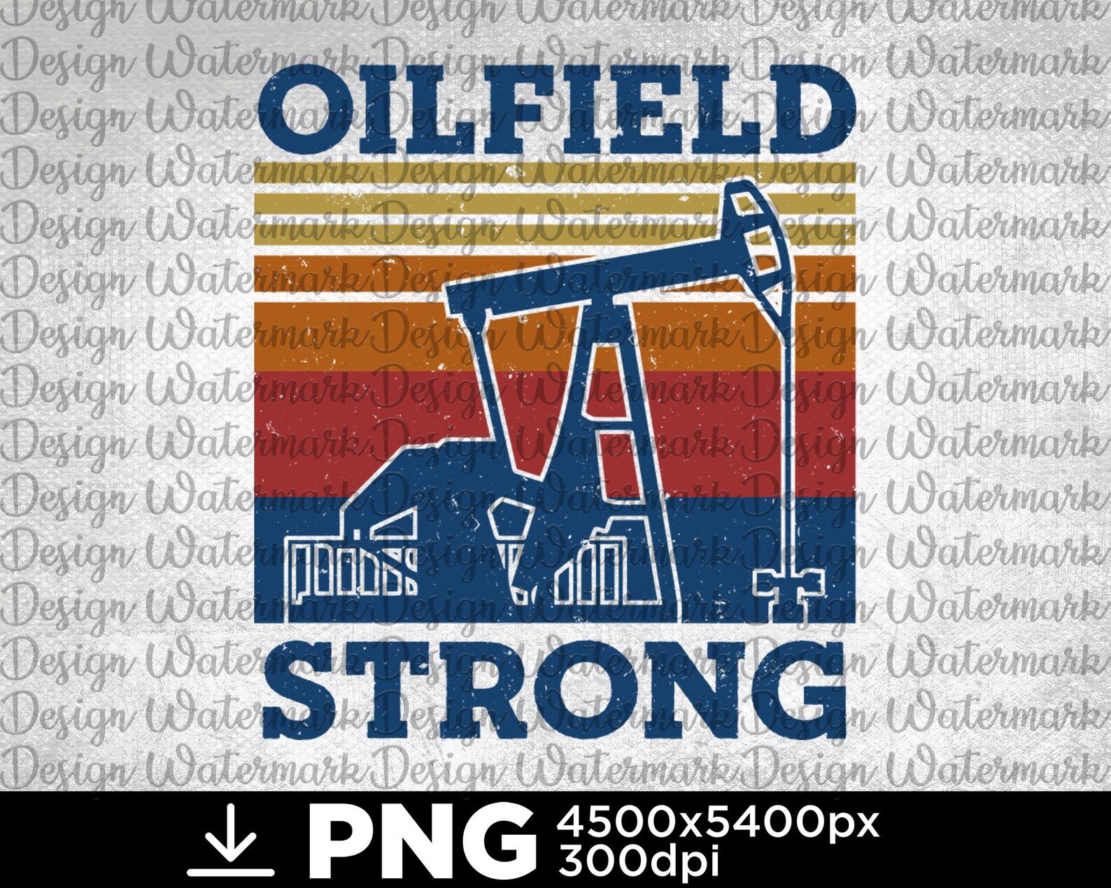 Vintage Oilfield Strong USA Gas Oil Drilling Rig Workers Etsy