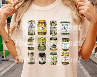 Pickle Shirt! Mt Olive | Grillos | McClure | Claussen | Wickles | B&G | Bubbies | Yeehaw | Cucumber | Veggie | Cute Summer |