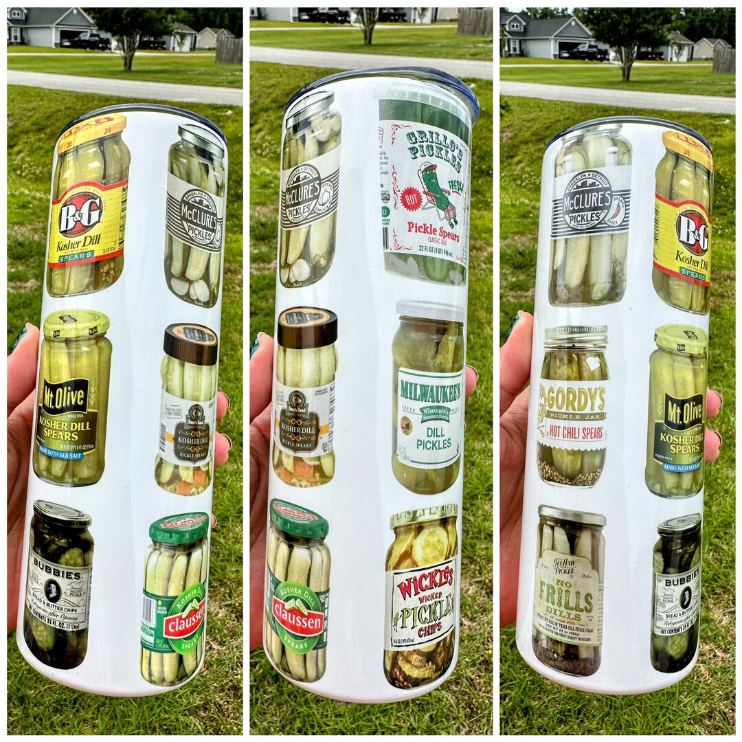 FAST Ship Pickle 20 Oz Skinny Tumbler Mt Olive Grillos Mcclure Claussen