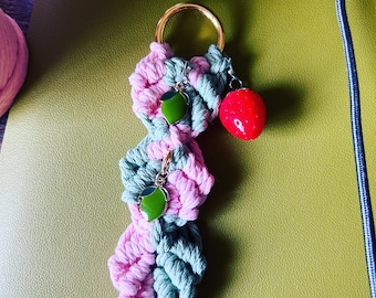 Strawberry Limemade Keychain