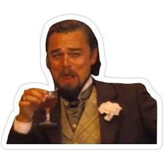 Leonardo Dicaprio Meme Aufkleber Etsy