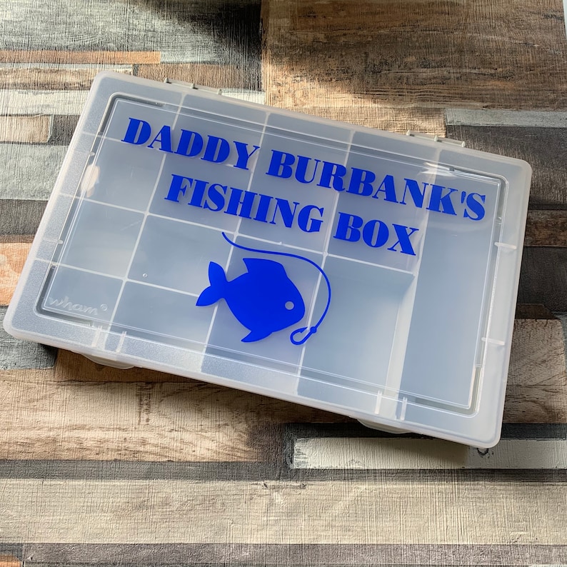 Personalised Fishing Gifts, Personalised Fishing Tackle Box, Fishing ...