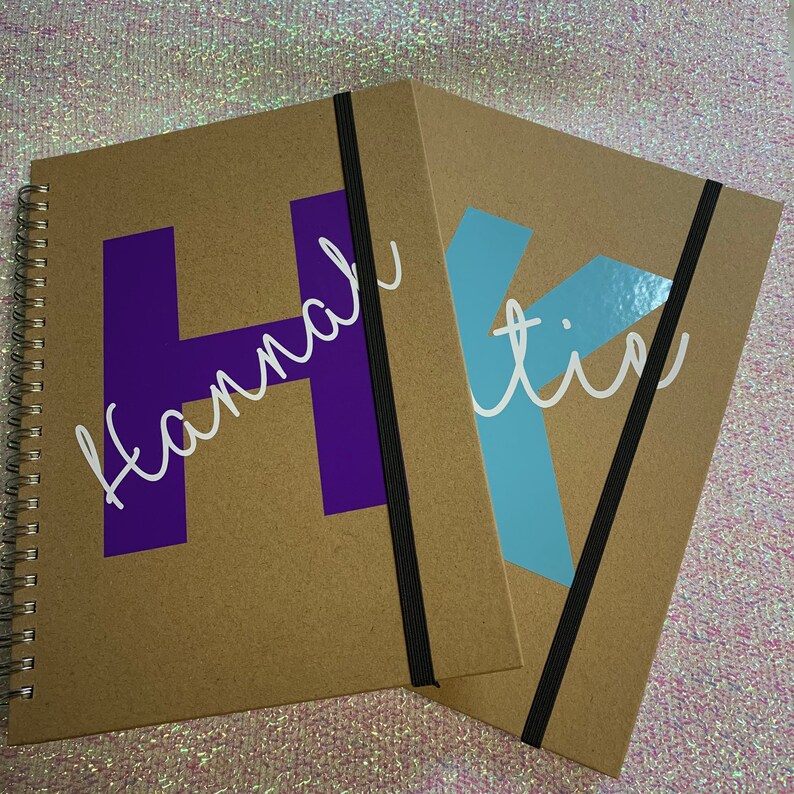 Personalised Notebook Personalised Notepad Kraft Notebooks Etsy UK