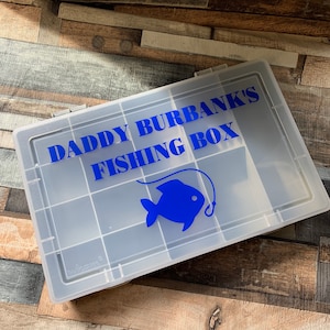 Personalised Fishing Gifts, Personalised Fishing Tackle Box, Fishing ...