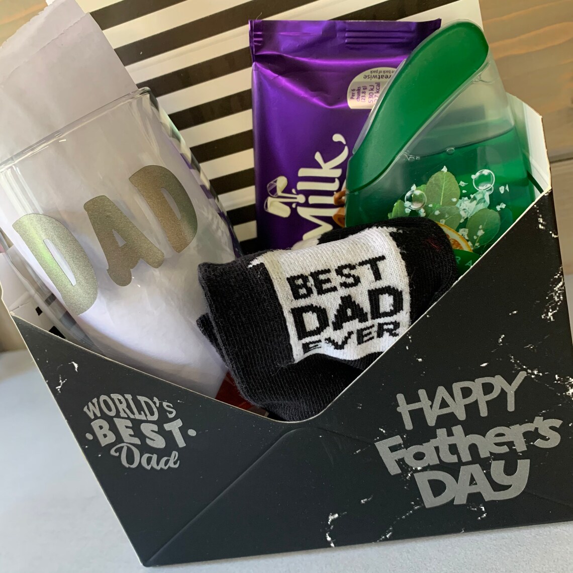 Personalised gift hamper for him Fathers Day gift hamper Etsy