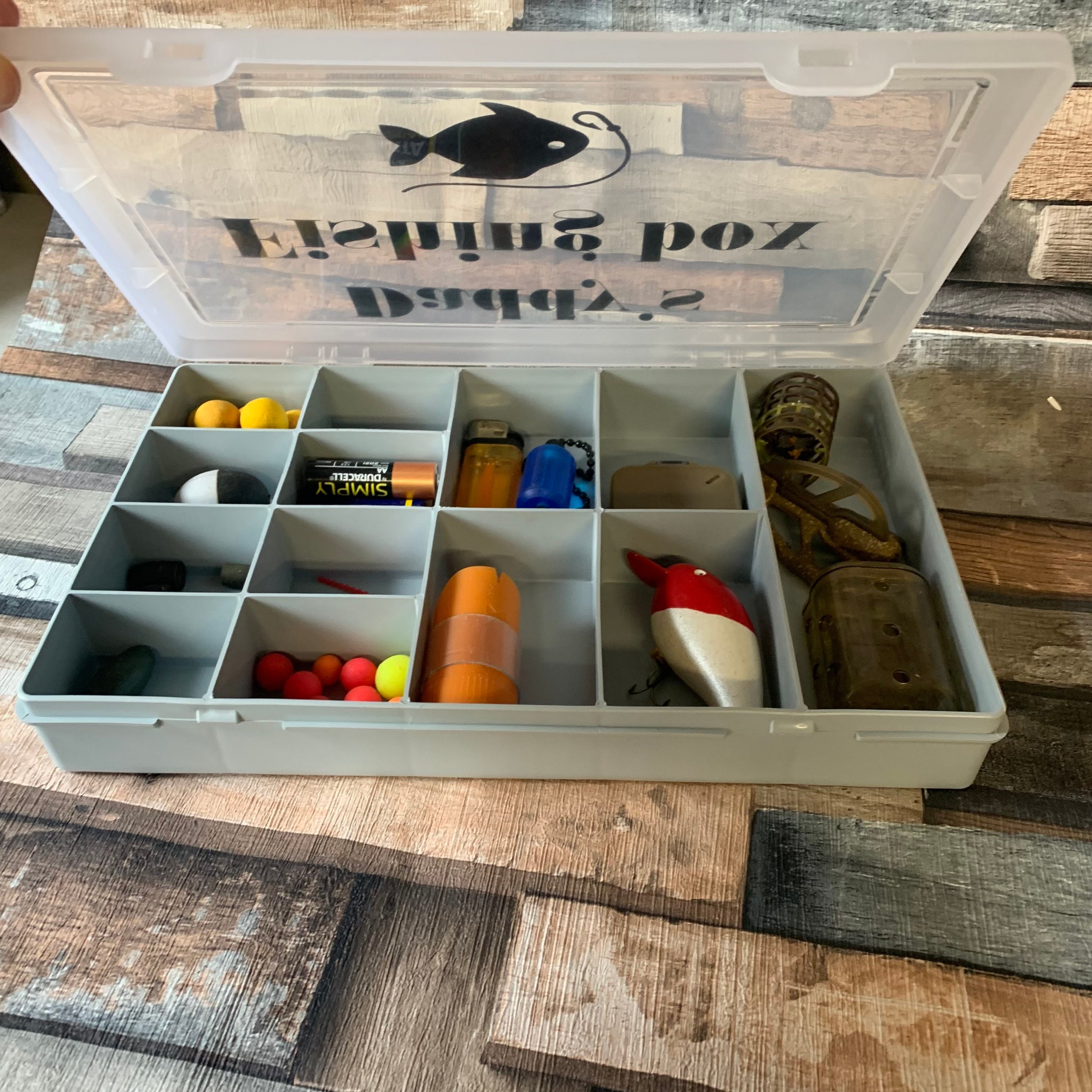 Personalised Fishing Gifts, Personalised Fishing Tackle Box, Fishing ...