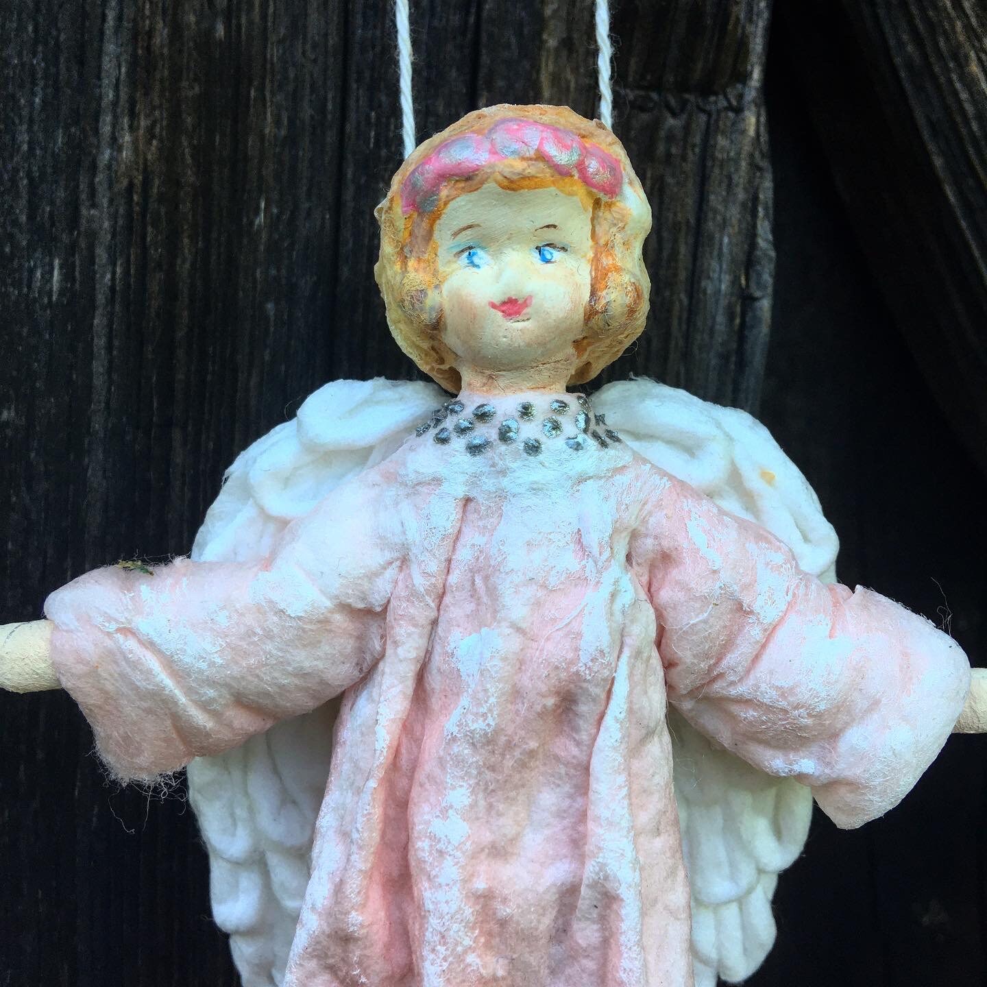 Angel ornament antique victorian Christmas tree decorations  Etsy