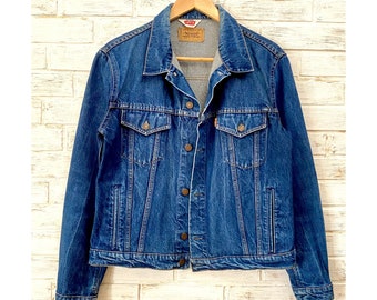 Levis Denim Jacket 70506 vintage 1970's Orange Tab, Levi Denim Jacket, Taille S.