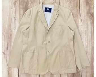 Burberry Blazer, Burberry Jacket, Cream Color, Size Large.