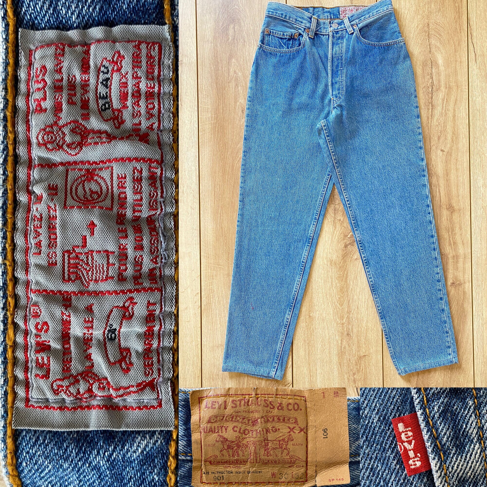 Levis 901 Jeans - Etsy Levis 901 Jeans - Etsy