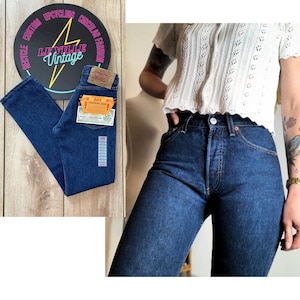 Vintage Levi's 501 W25 L30 Navy Blue