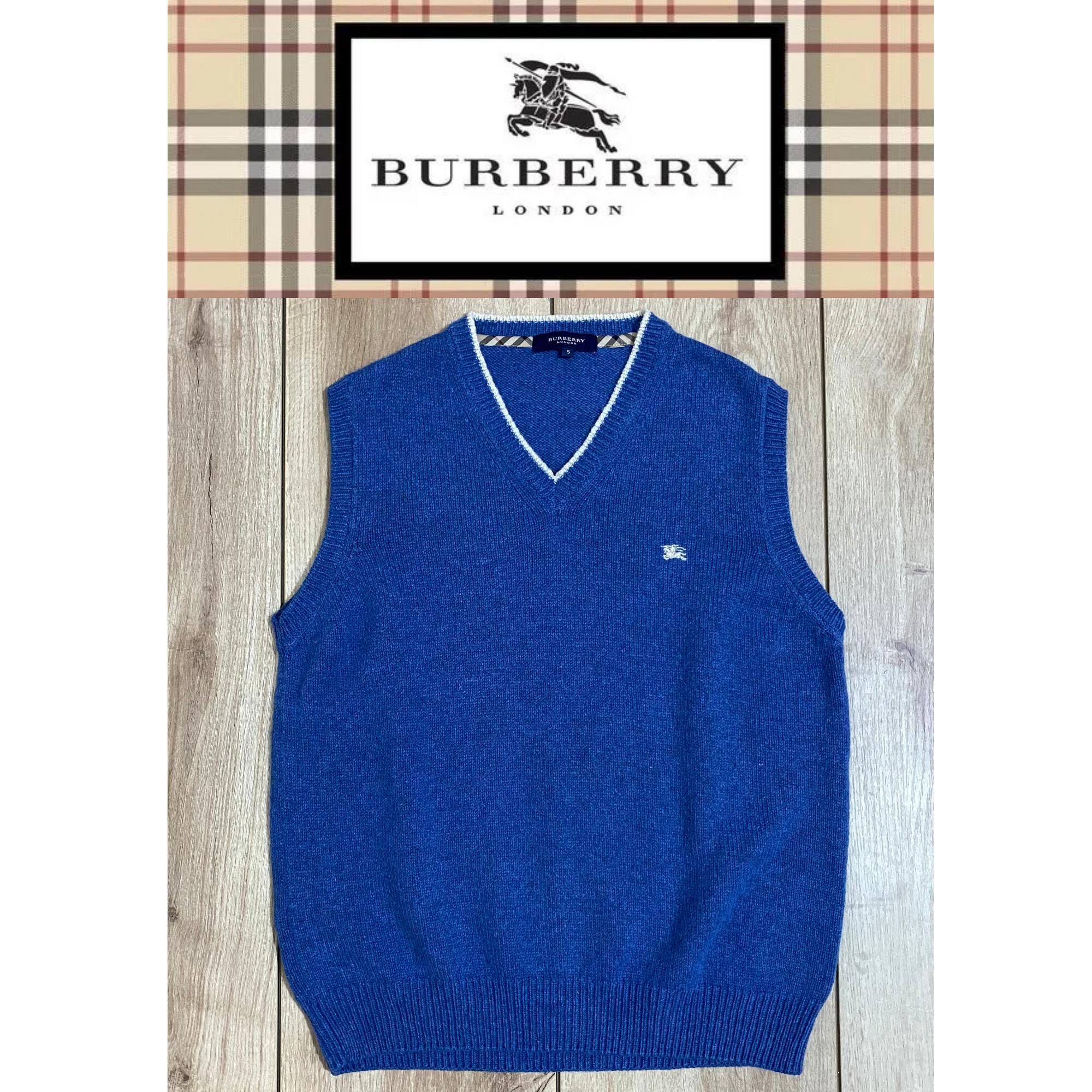 トップス Burberry London vest vintage 80s 90s Vintage BURBERRYS London Vest - Etsy