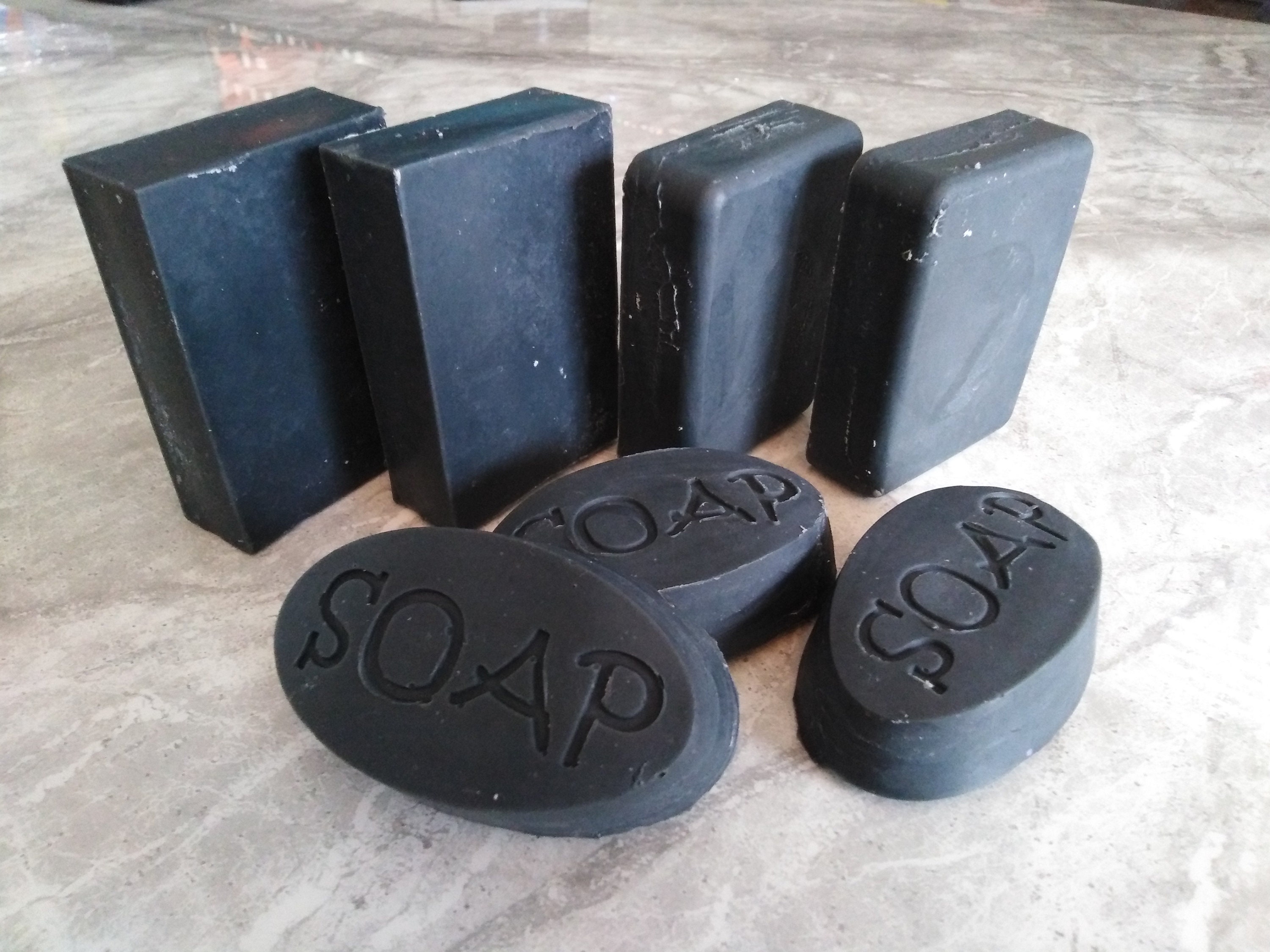 Activated Charcoal Facial and Body Soap with the fantastic Etsy