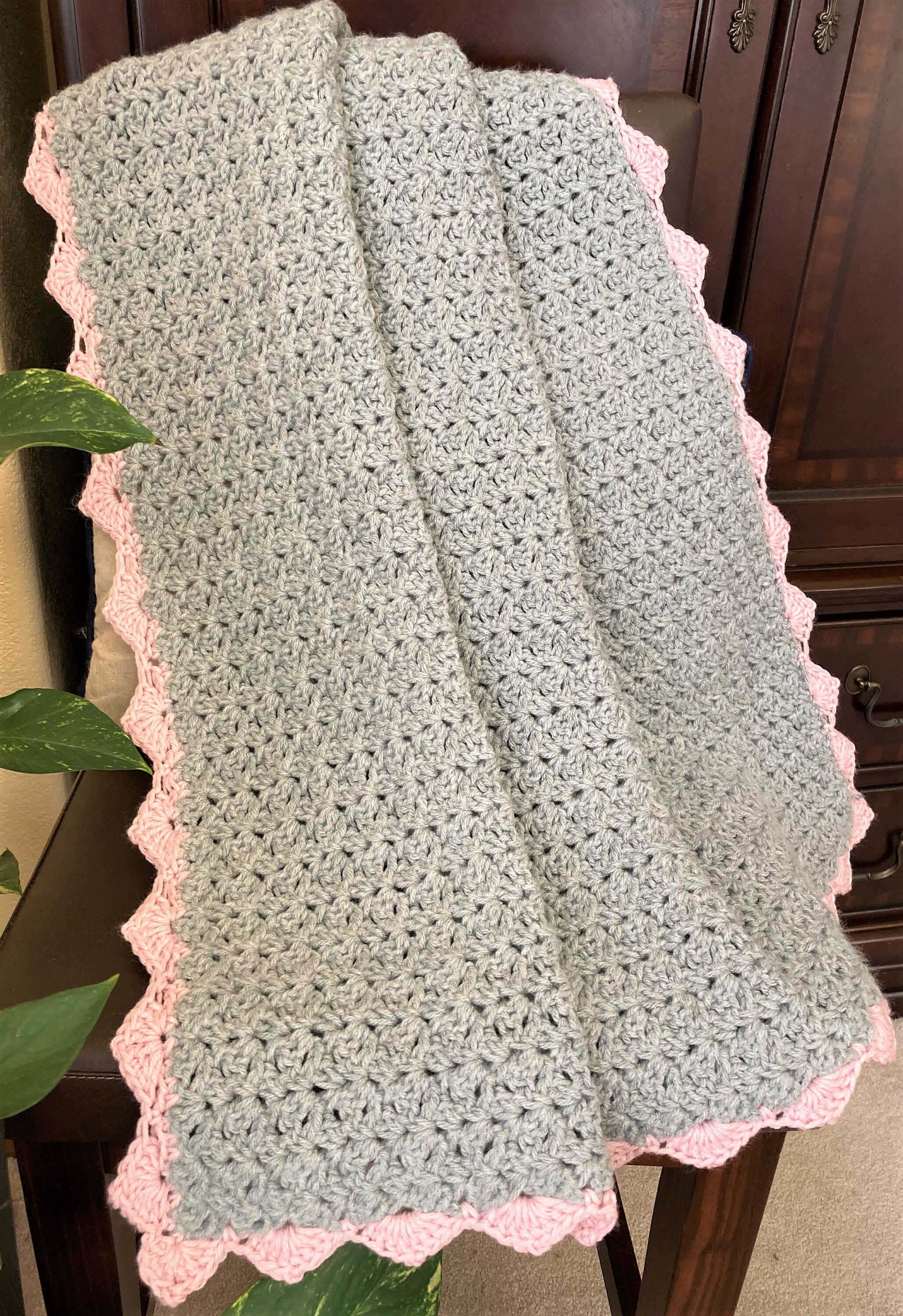 Little Princess Baby Blanket Crocheted Blanket Handmade Etsy