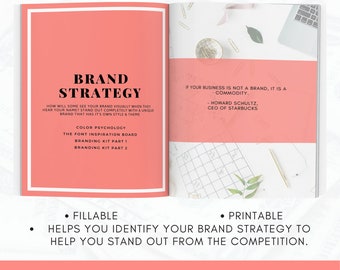 Business Planner | Brand Strategy | Section 3 of the Ultimate Branding Guide | Printable PDF | Digital Marketing