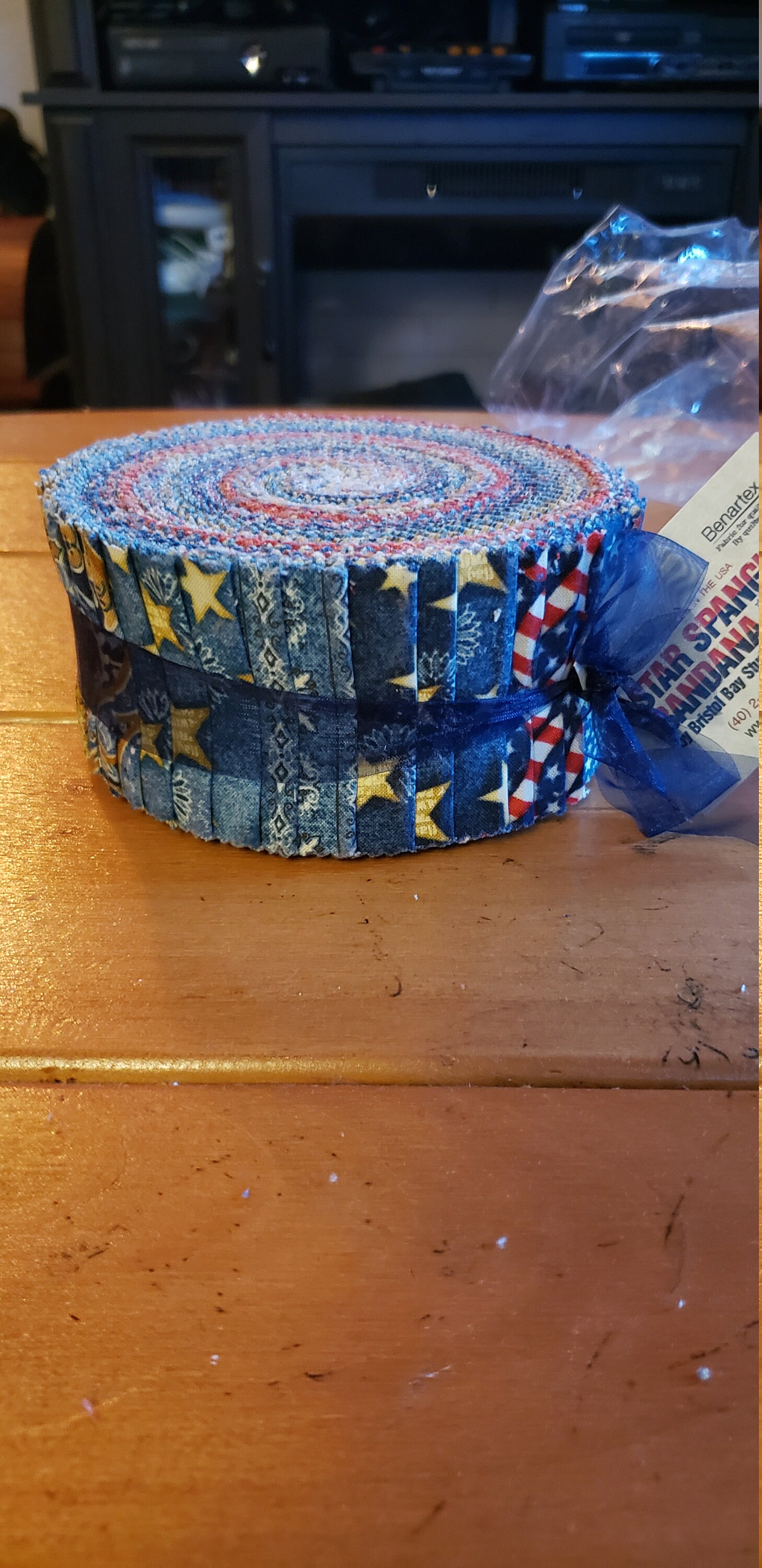 Benartex Fabric Star Spangled Bandana Jelly Roll & Etsy