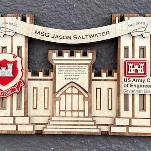 Army Engineer 3D wooden Castle
