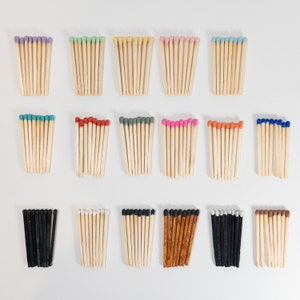 Colored Matches – Olive Roots