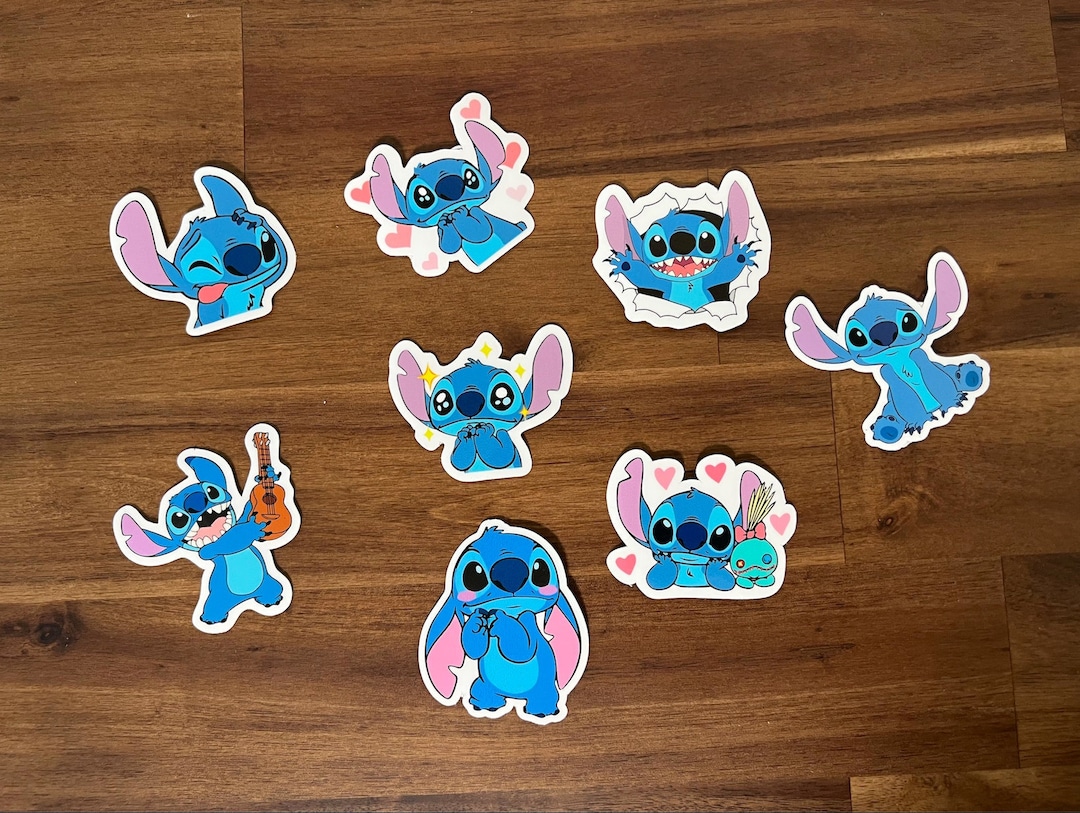 Stickers autocollant Stitch Disney tableau plusieurs tailles, super prix