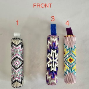Peyote beaded Key fob