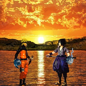 Geeky Gift - Hidden Leaf Showdown - 11x17 Giclee Wall Art