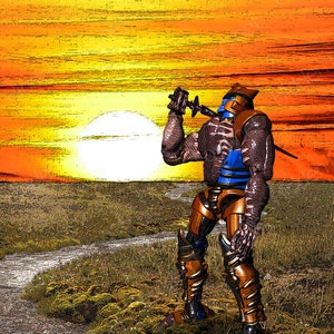 Geeky Gift - Warriors Sunset - 11x17 Giclee Wall Art