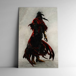 Vincent Valentine Final Fantasy Wall Decor - 11x17 Poster - Print on Demand - Birthday Gifts for Him