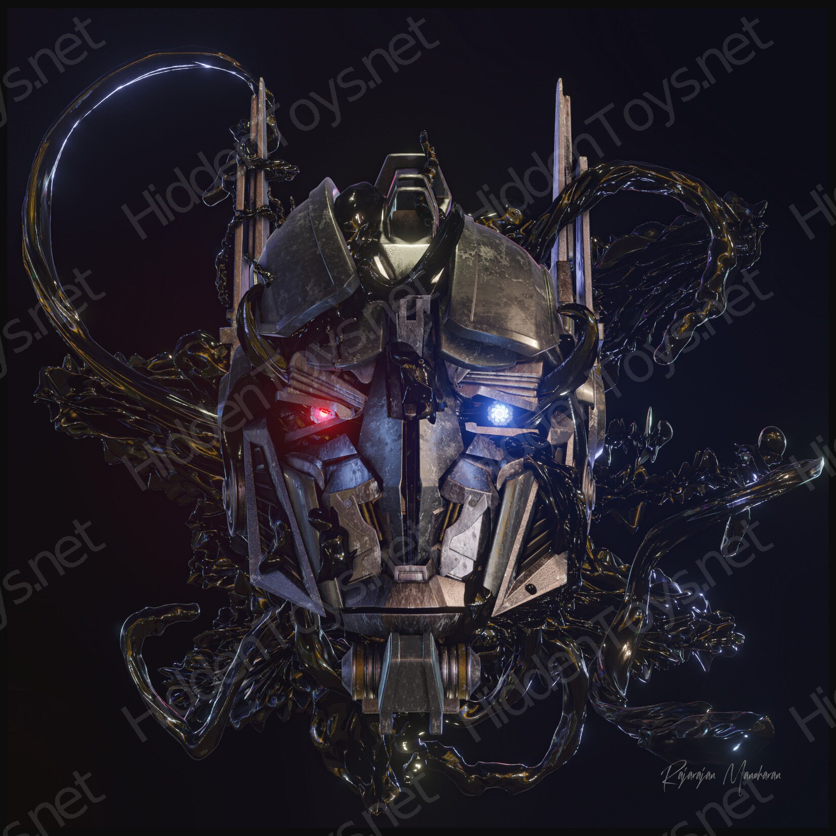 Geeky Gift Bayverse Optimus Meets Evil Incomplete head - Etsy UK