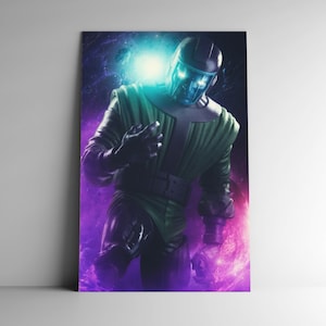 Superhero Art Poster - 11x17 Wall Decor - Print on Demand - Birthday Gifts for Him - Conquered
