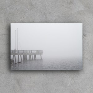 Landscape Photography - The Dock - 11x17 Giclee - Black & White Wall Art