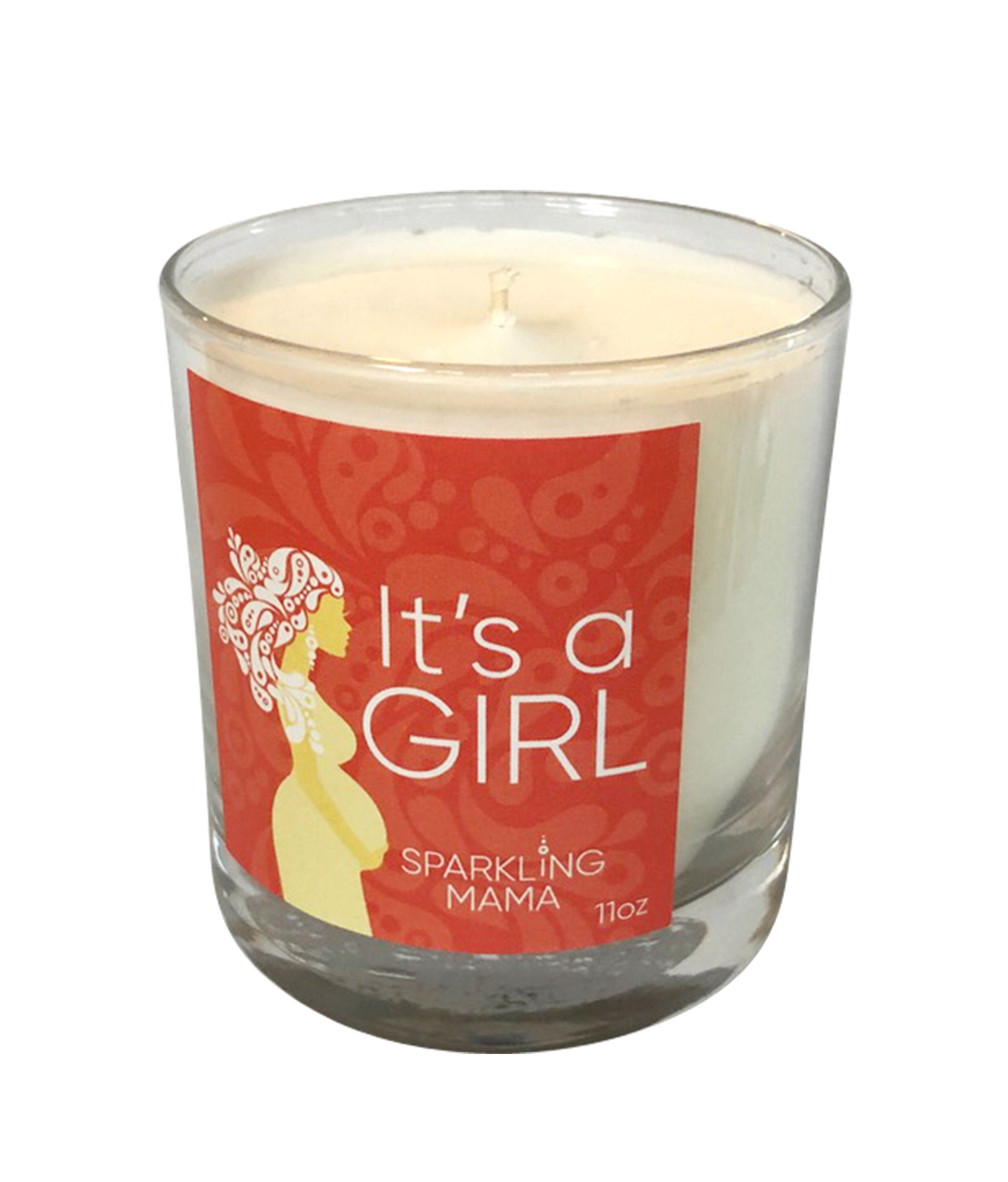 It's a Girl Candle Gender Reveal Candle Soy Wax Candle Etsy