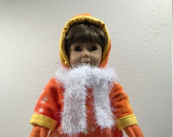 Doll Outfit: 5pc Fleece Jacket, Pants, Boots, Mittens, Scarf - Fits 18" AG Doll