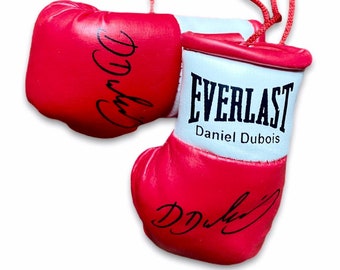 Daniel Dubois Autographed Mini Boxing Gloves