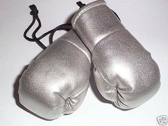 Silver or Gold Mini Boxing Gloves Perfect as a Wedding Favour