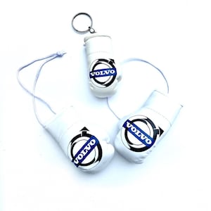 Volvo Mini boxing gloves and boxing glove keyring