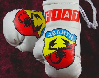 Fiat Abarth Mini Boxing Gloves (ideal for your rear view mirror)