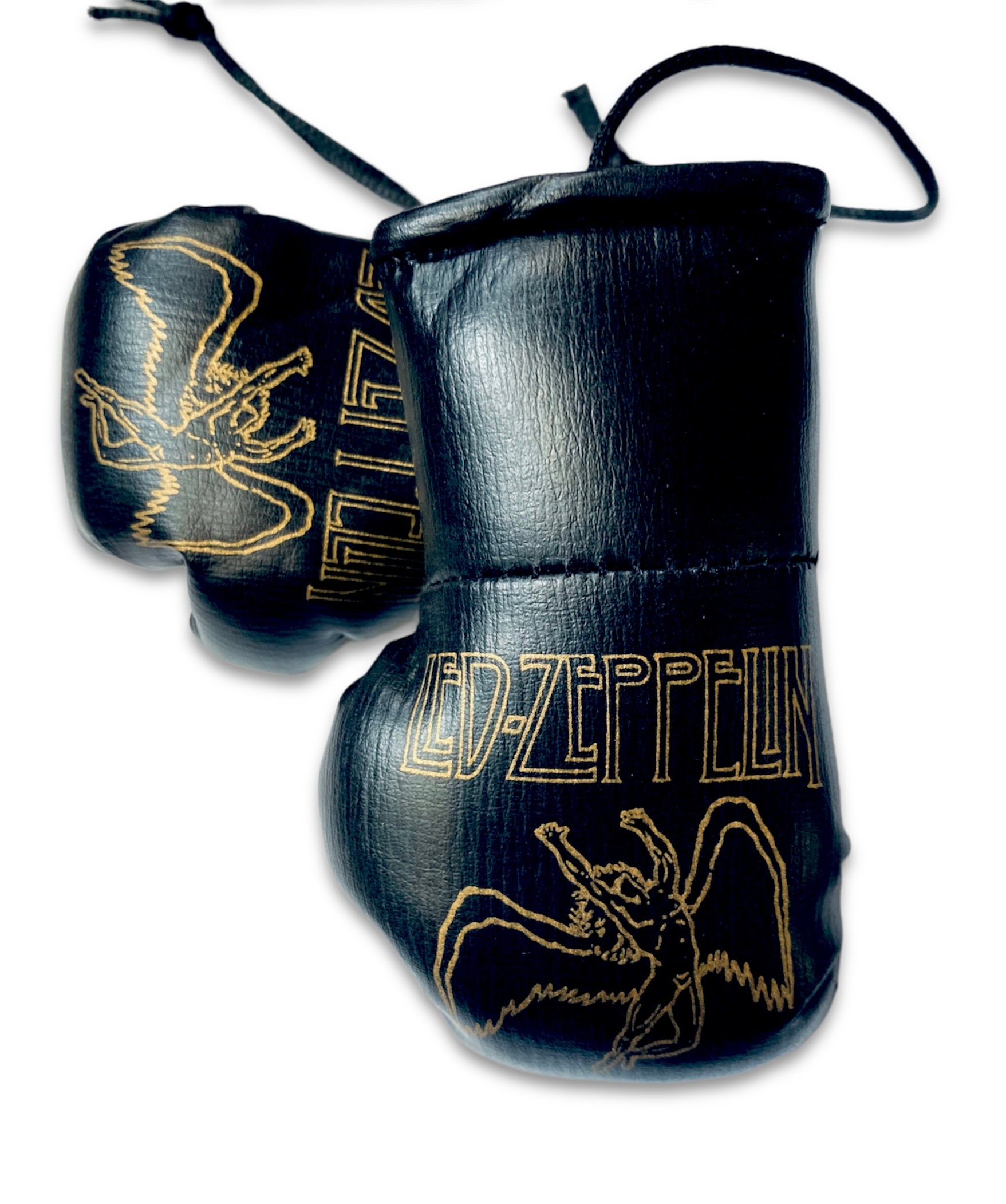 Led Zeppelin mini boxing gloves band merch (perfect for rear view mirror)