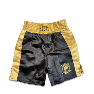 Baby Boxing Shorts Rocky Balboa for 6, 12, 18 & 24 Month old Babies image 1