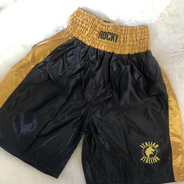 Pantaloncini da boxe Rocky Balboa per ADULTI - piccoli, medi e grandi