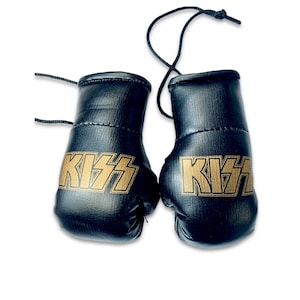 KISS mini boxing gloves band merch (perfect for rear view mirror)