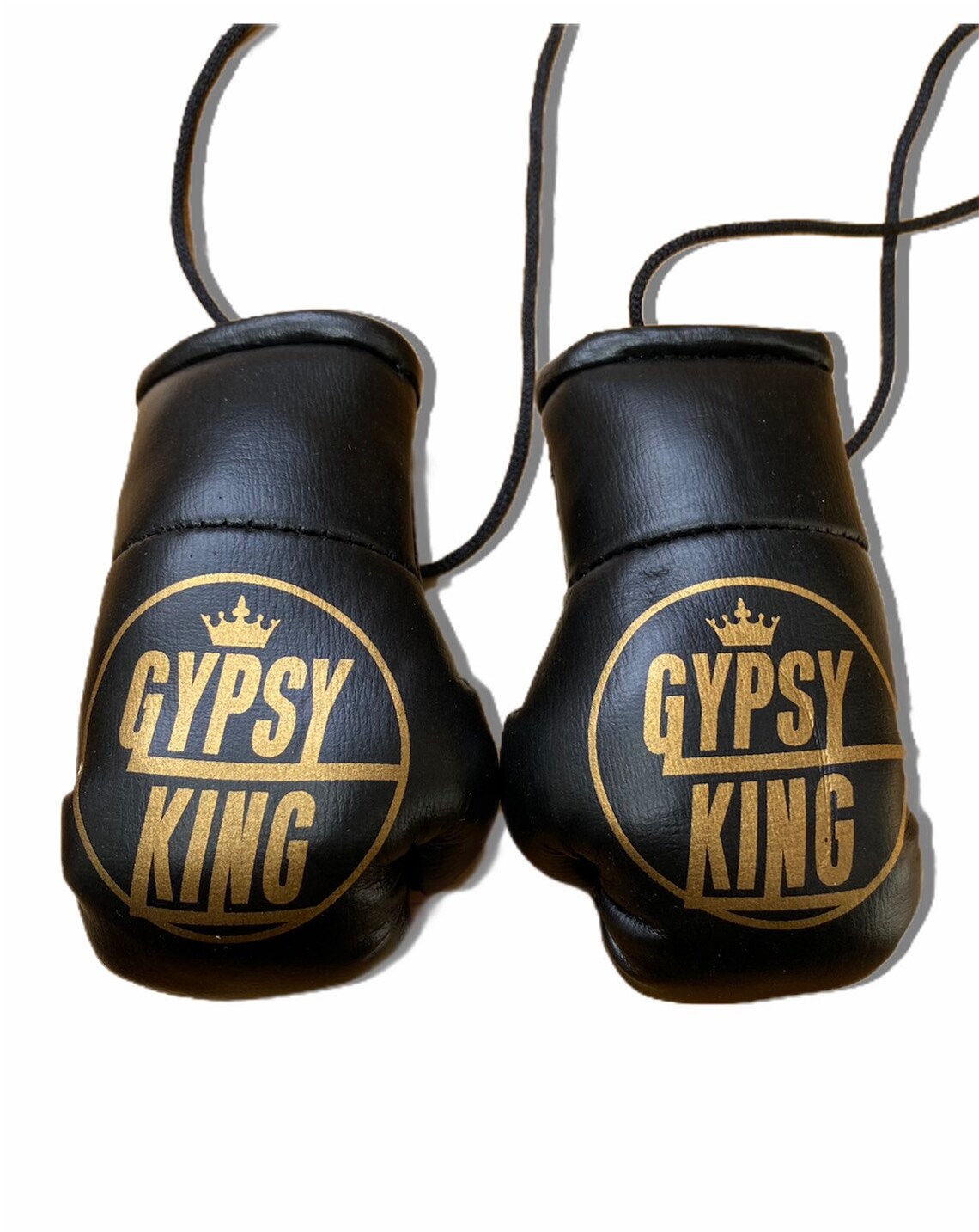 Gypsy King Mini boxing gloves in Black & Gold Tyson Fury Etsy