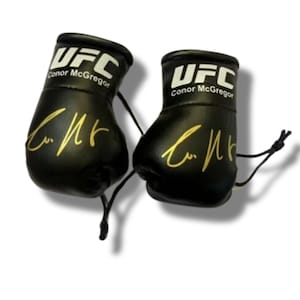 Conor McGregor Autographed Mini Boxing Gloves  (Special Edition)